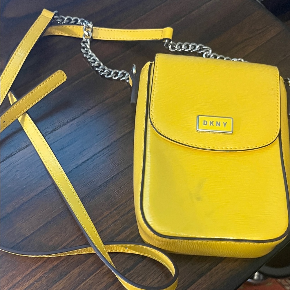 DKNY Vibrant Yellow Crossbody Bag